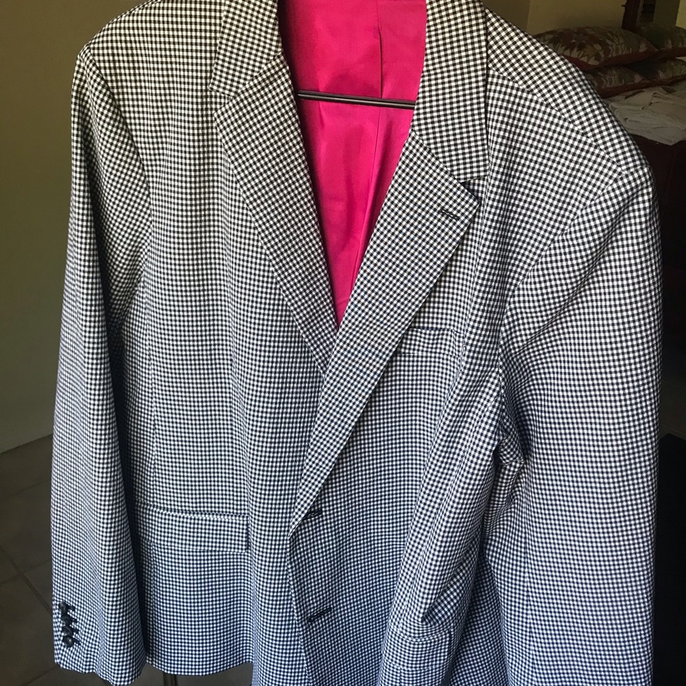 Mr. Truck white/black checkered sport coat